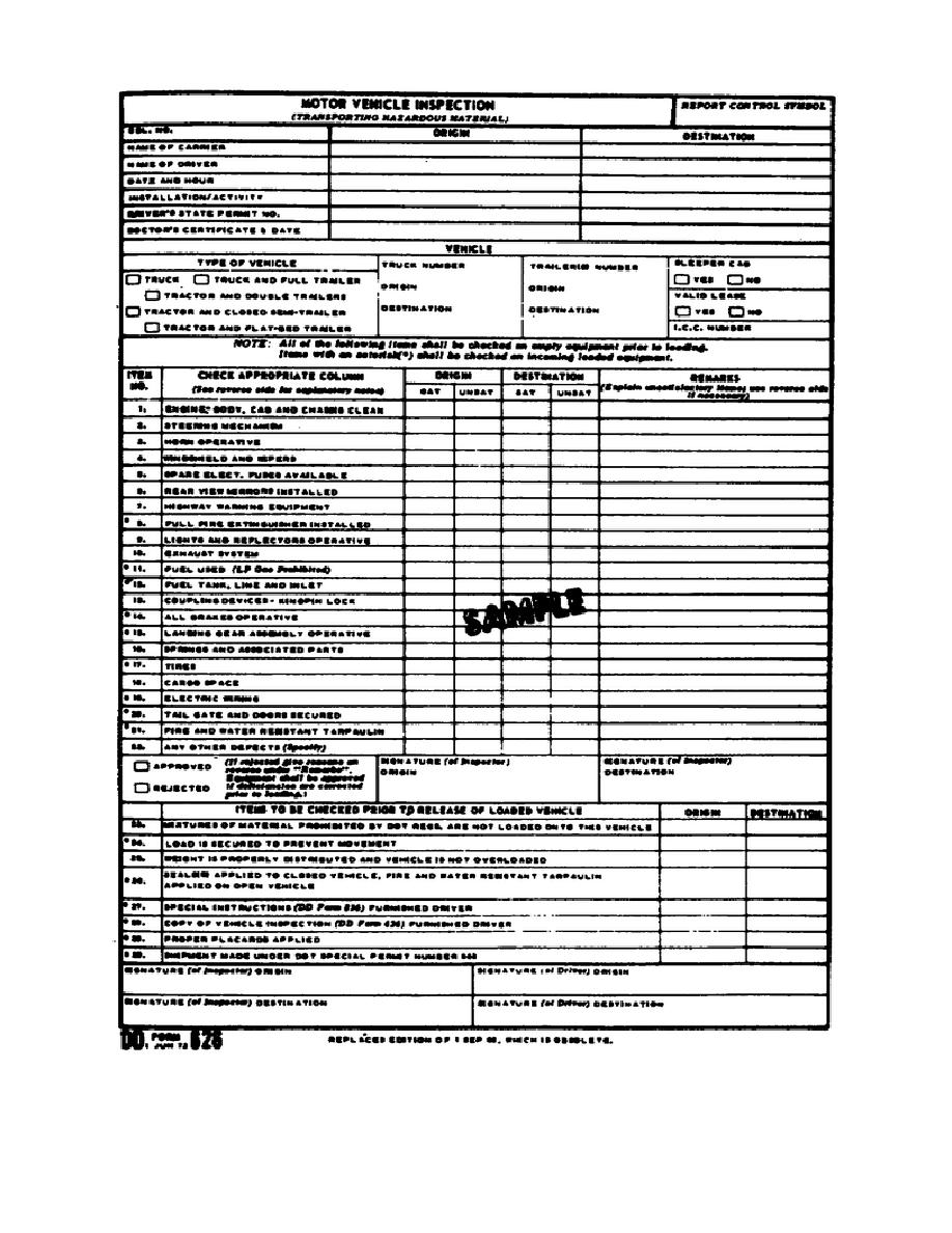 Figure 1 6 DD Form 626 Front Figure 1 6 DD Form 626 Front
